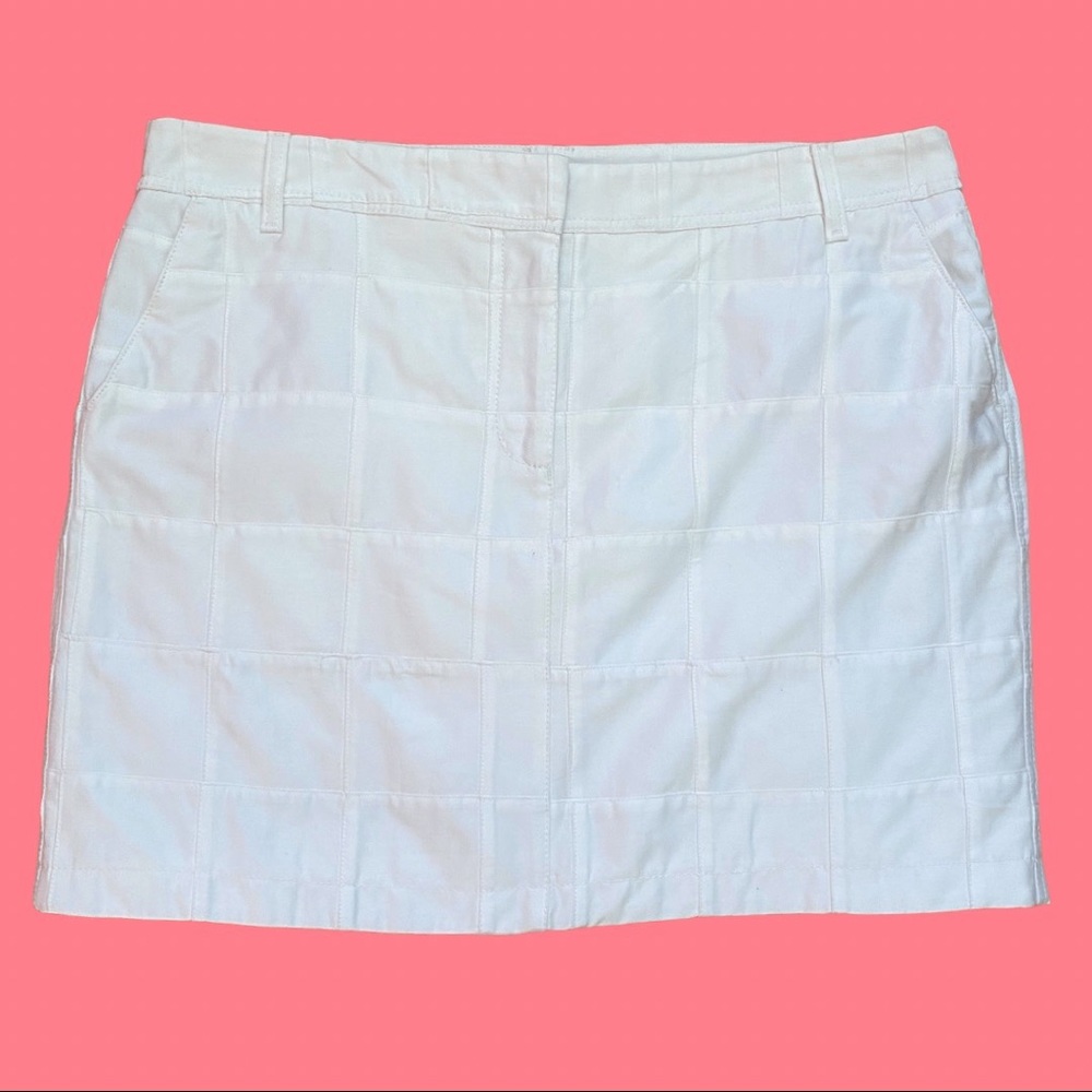🌈4/$20🌈 *NWT* Patched/Quilted Ann Taylor Loft Mini Skirt 100% Cotton Size 16